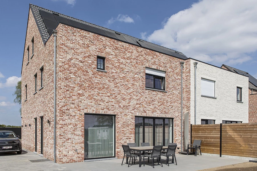 landelijke halfopen woning
