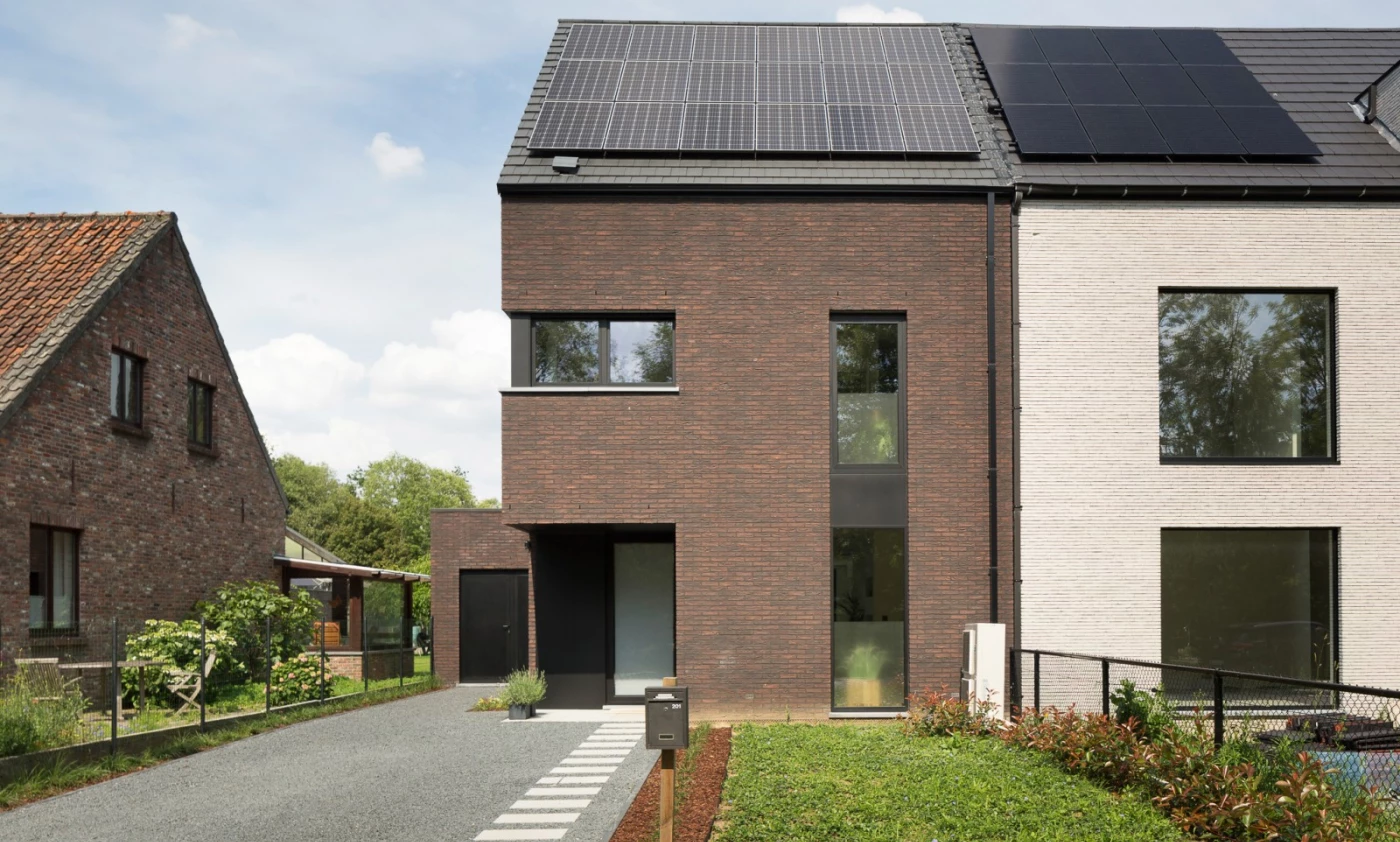 moderne halfopen woning