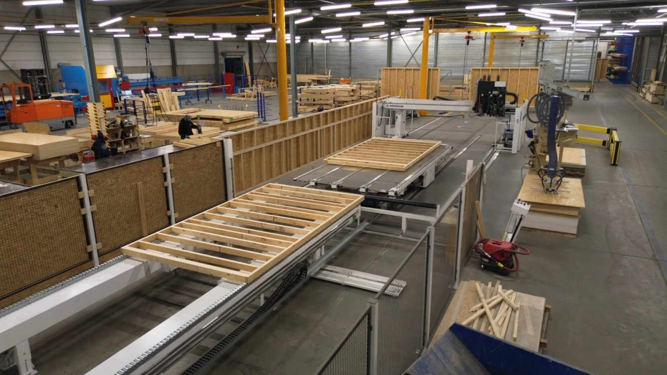 Productieatelier Tronco - wandenopbouw